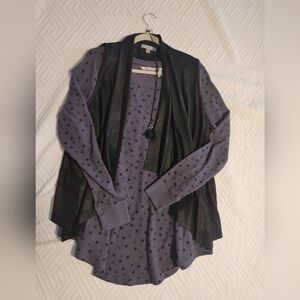 Vest, shirt, necklace